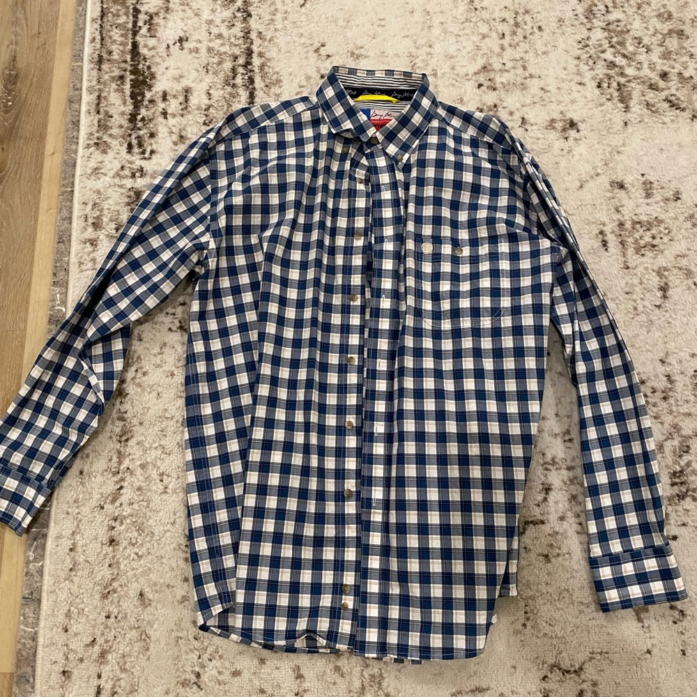 Mens long sleeve button down